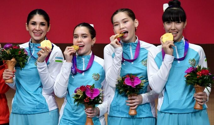 Все победители и призеры команды узбекистана